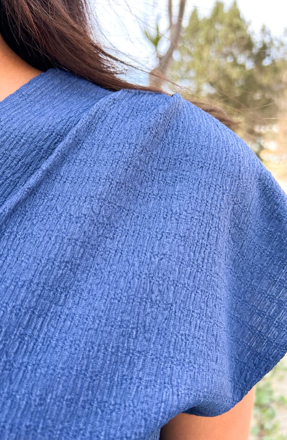 Paris V-Top Jeans Blue – shoparchief, foto 6
