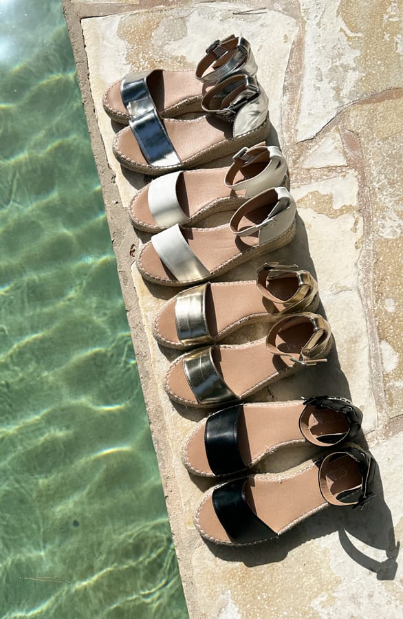 Plateau Sandalen Dames Wit – shoparchief, foto 2