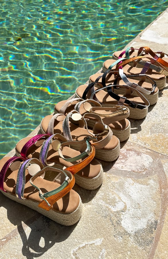 Plateau Sandalen Laurent Zwart – shoparchief, foto 3