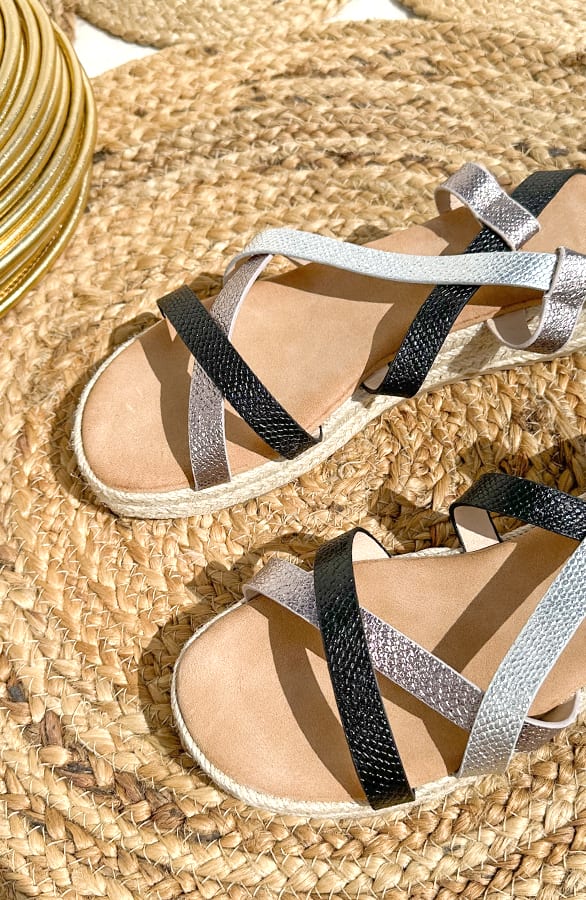 Plateau Sandalen Laurent Zwart – shoparchief, foto 1