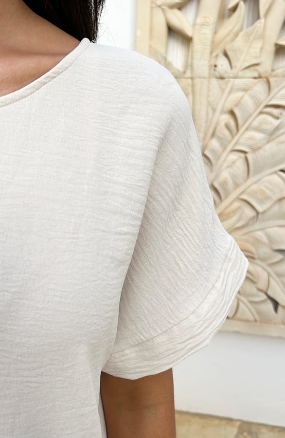 Pocket Bow Tuniek Beige – shoparchief, foto 4