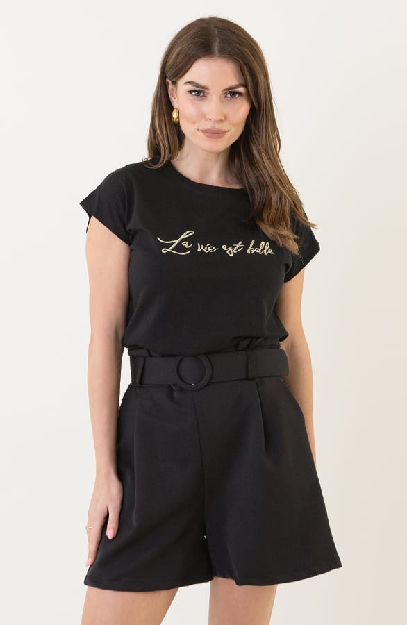 Short Met Riem Zwart – shoparchief, foto 6