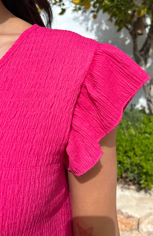 Tuniek Jurk Rome Fuchsia – shoparchief, foto 6