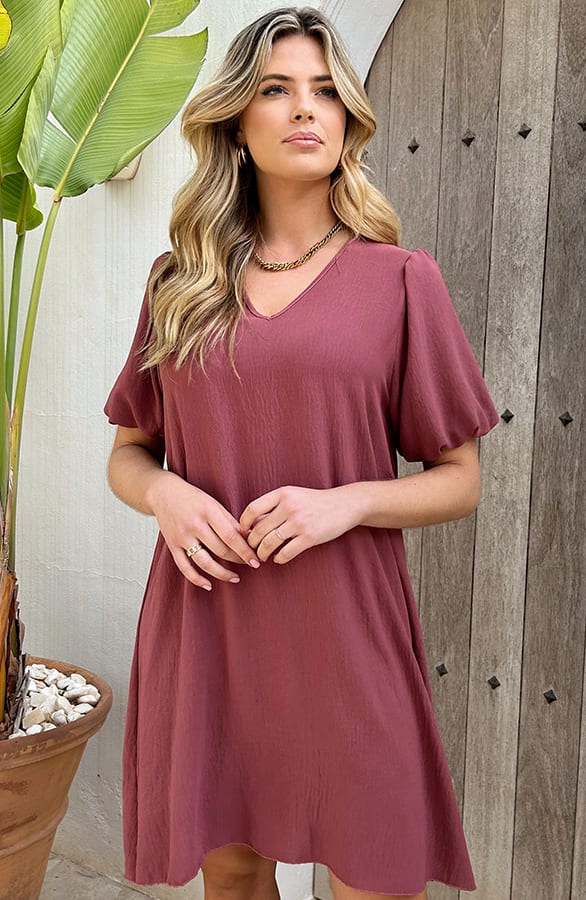 Valencia Jurk Dust Roze – shoparchief, foto 7