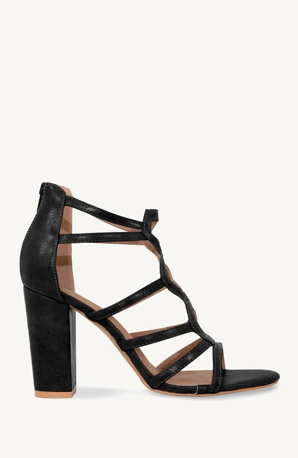 Gladiator Heels Milano Zwart – shoparchief, foto 1
