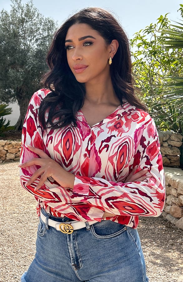 Katoenen Blouse Aztec Exclusive – shoparchief, foto 5