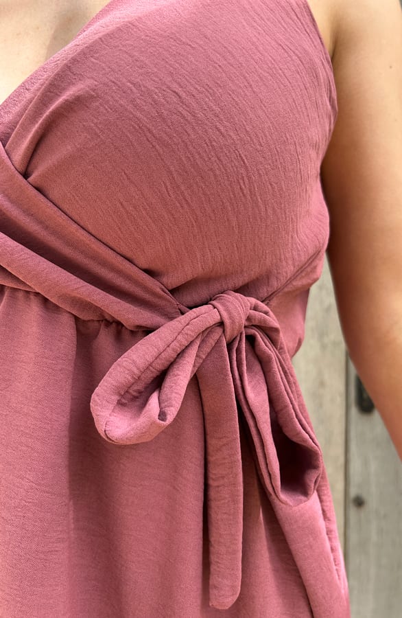 Maledives Spaghetti Jurk Dust Roze – shoparchief, foto 4