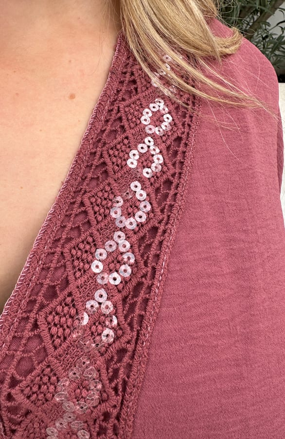 Positano Lace Tuniek Dust Pink – shoparchief, foto 5