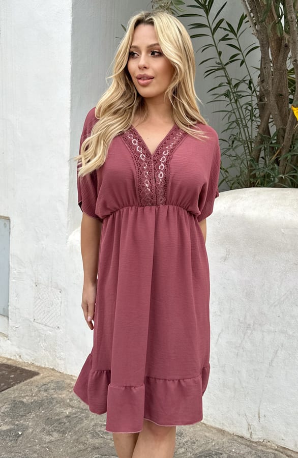 Positano Lace Tuniek Dust Pink – shoparchief, foto 3