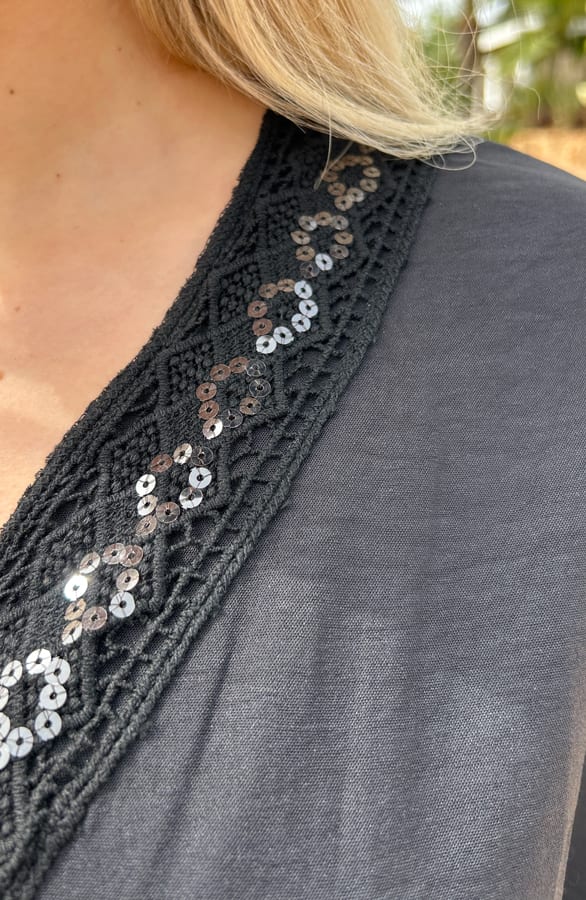 Positano Lace Tuniek Zwart – shoparchief, foto 5
