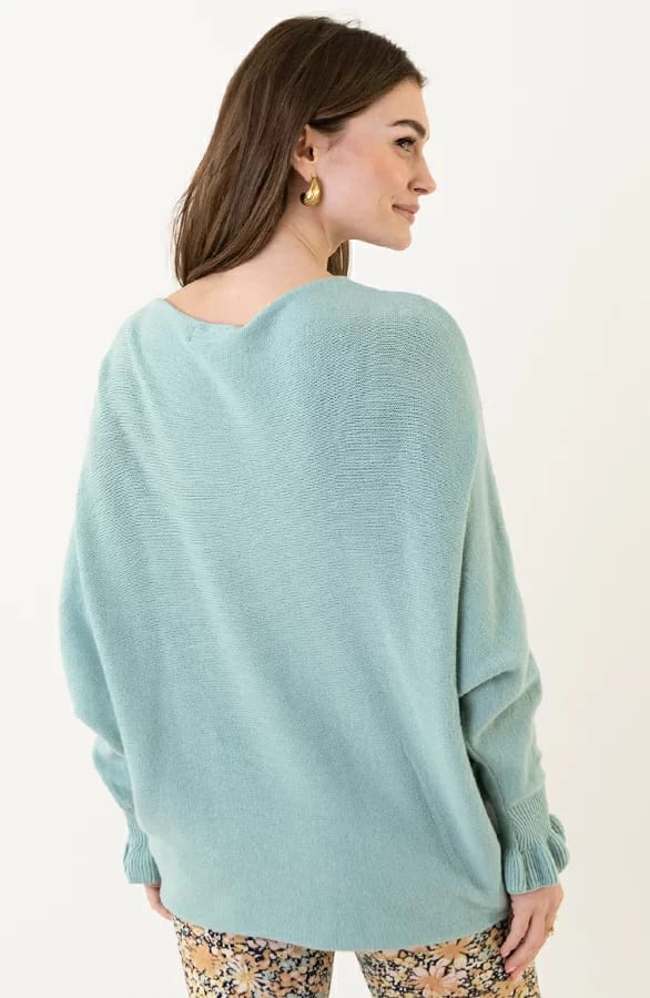Soft Trui Ruffle Mouwen Mint – shoparchief, foto 2