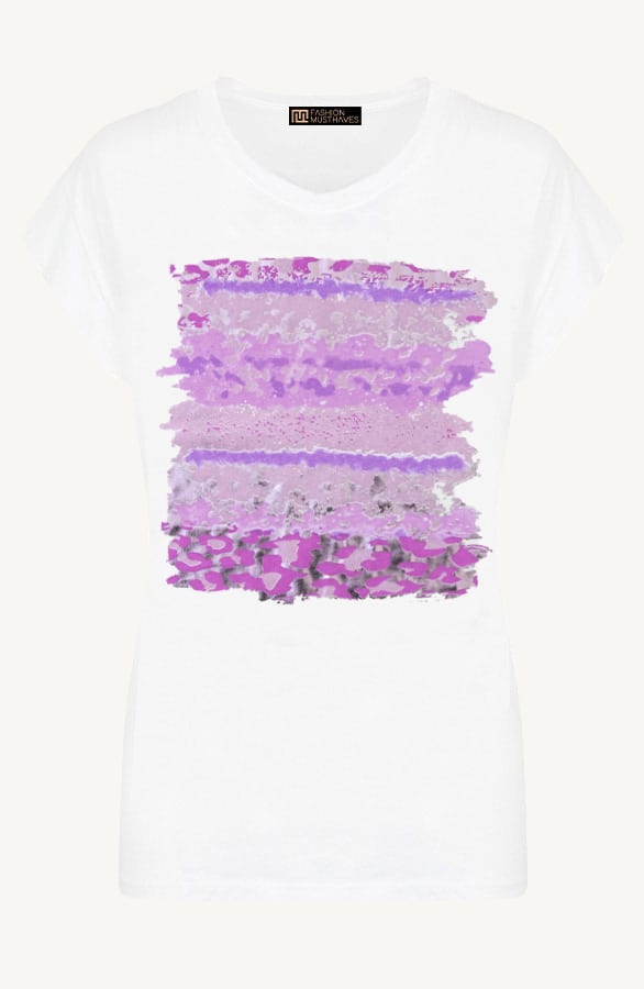 Top Animal Print Lila – shoparchief, foto 8