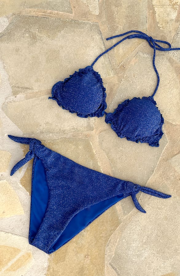 Lurex Bikini Broekje Kobalt – shoparchief, foto 4