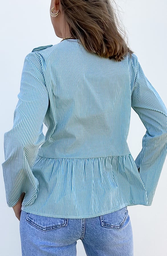 Bluse mit Schleifchen Mint, Shoparchiv, Foto 3
