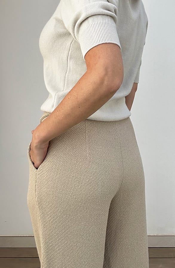 Boucle Pantalon Dark Beige – shoparchief, foto 5