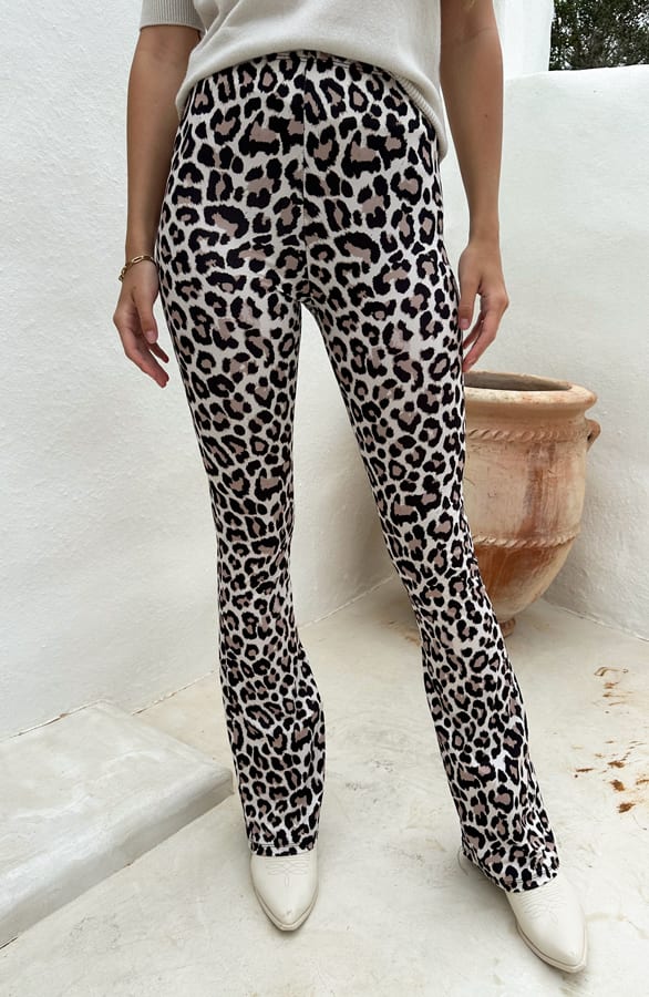 Flared Broek Leopard Print – shoparchief, foto 1