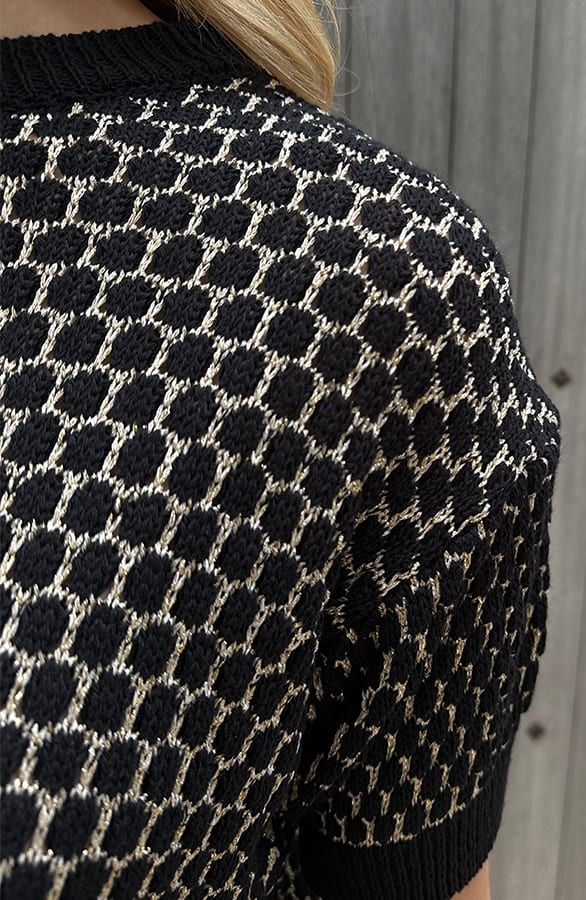 Gebreide Top Lurex Zwart – shoparchief, foto 6