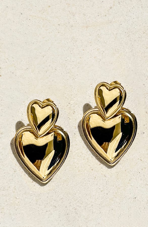 Hearts Oorbellen Goud – shoparchief, foto 1