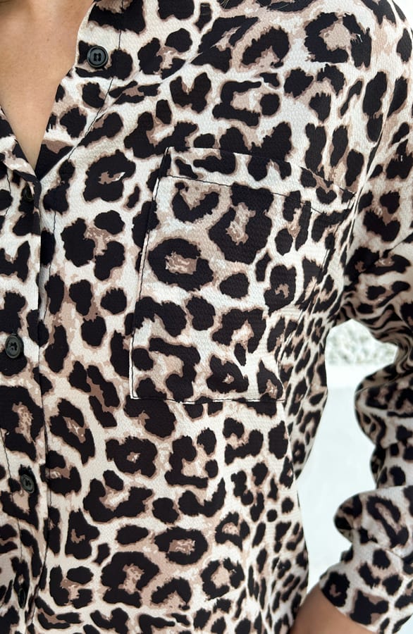 Leopard Loose Fit Blouse – blouses, foto 4