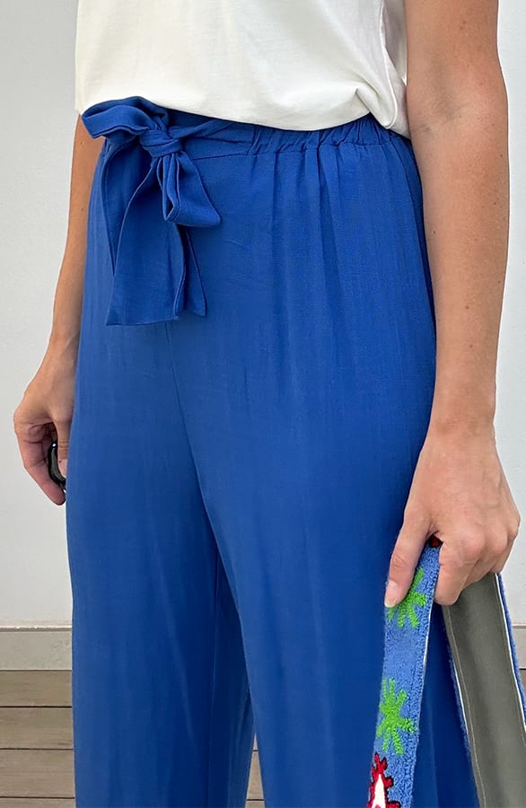 Linnen Broek Kobalt – shoparchief, foto 3