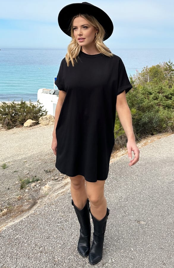 Loosefit Tee Dress Love – shoparchief, foto 6