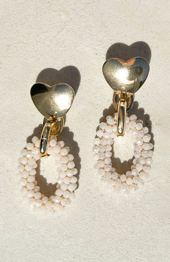 Lovely Beads Oorbellen Ecru – alle accessoires, foto 2