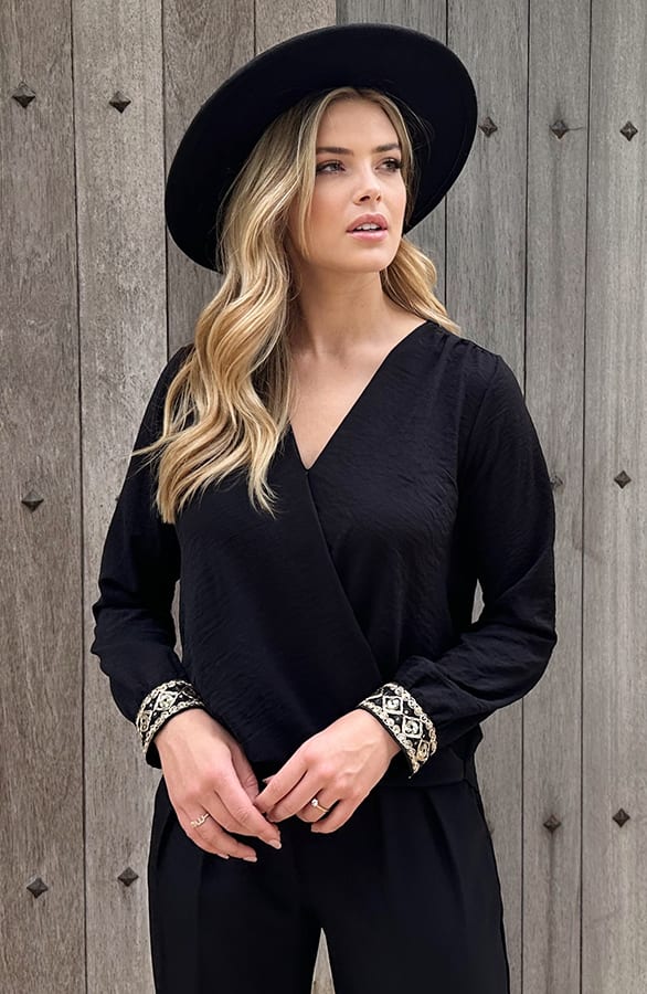 Luxury Marant Blouse Goud – shoparchief, foto 6