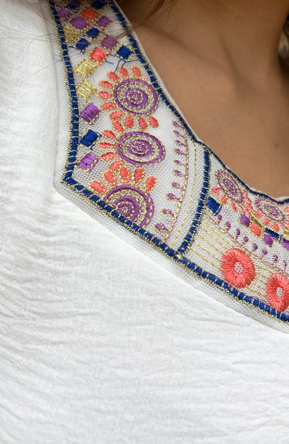 Marina Di Capri Blouse Ecru – shoparchief, foto 4