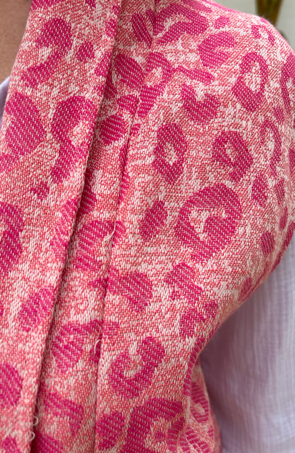 Oversized Leopard Gilet Roze – shoparchief, foto 6