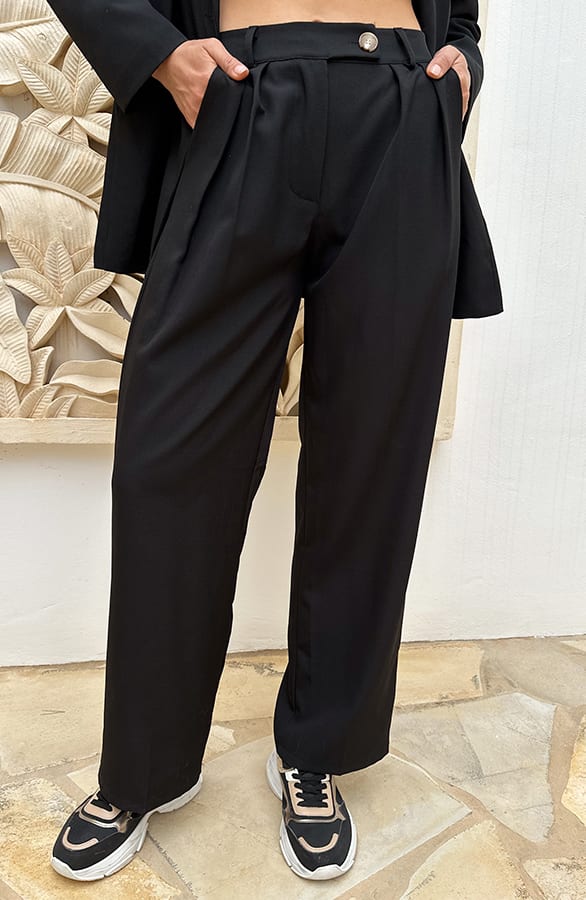 Palazzo Pants Limited Zwart – shoparchief, foto 1