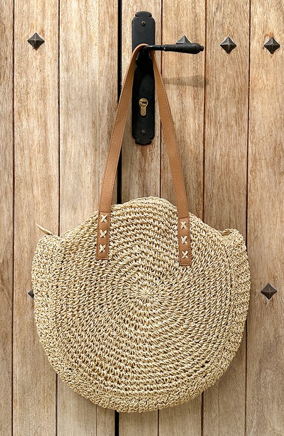 Rotan Lurex Round Bag – shoparchief, foto 1