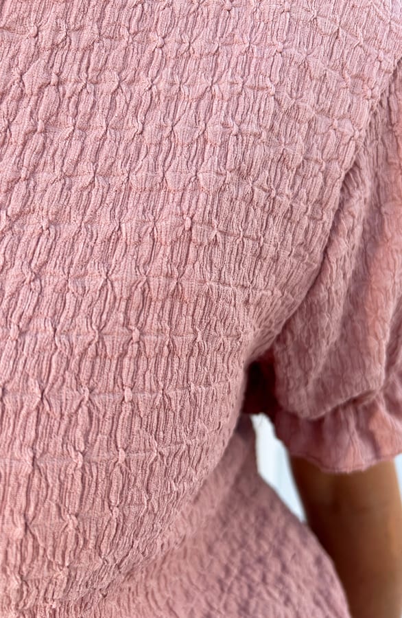 Smocked Top Sevilla Dust Roze – shoparchief, foto 4