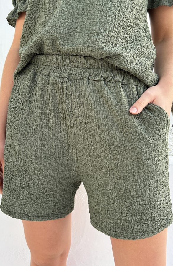 Smocked Short Sevilla Army – shoparchief, foto 1