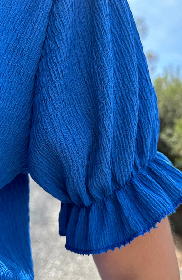 Smocked Top Sevilla Kobalt 2.0 – shoparchief, foto 9