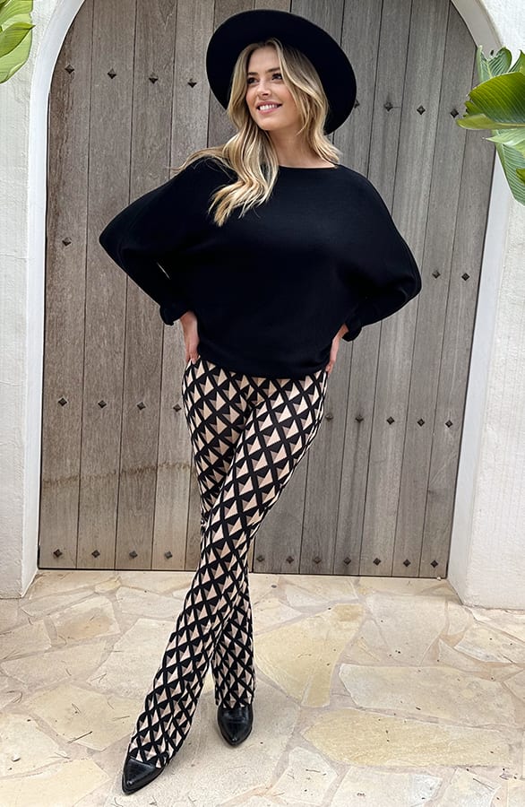 Soft Trui Ruffle Mouwen Zwart – shoparchief, foto 6