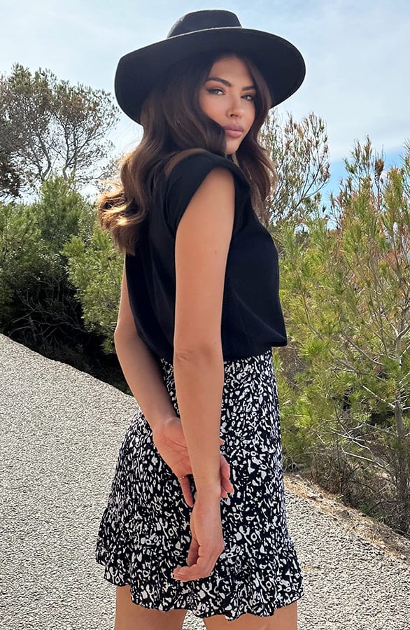 Wrap Detail Rok Zwart – shoparchief, foto 2