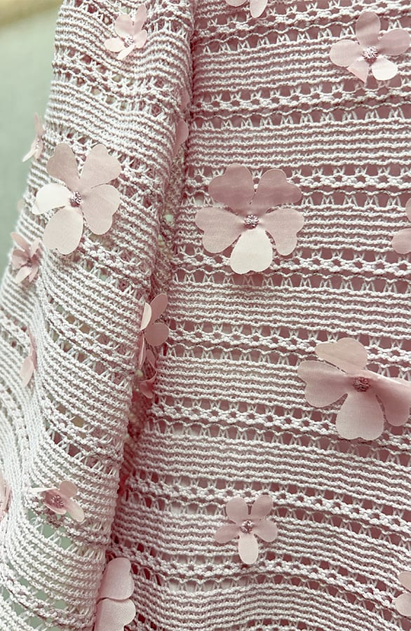 Floral Lace Top Limited Dust Roze – shoparchief, foto 3