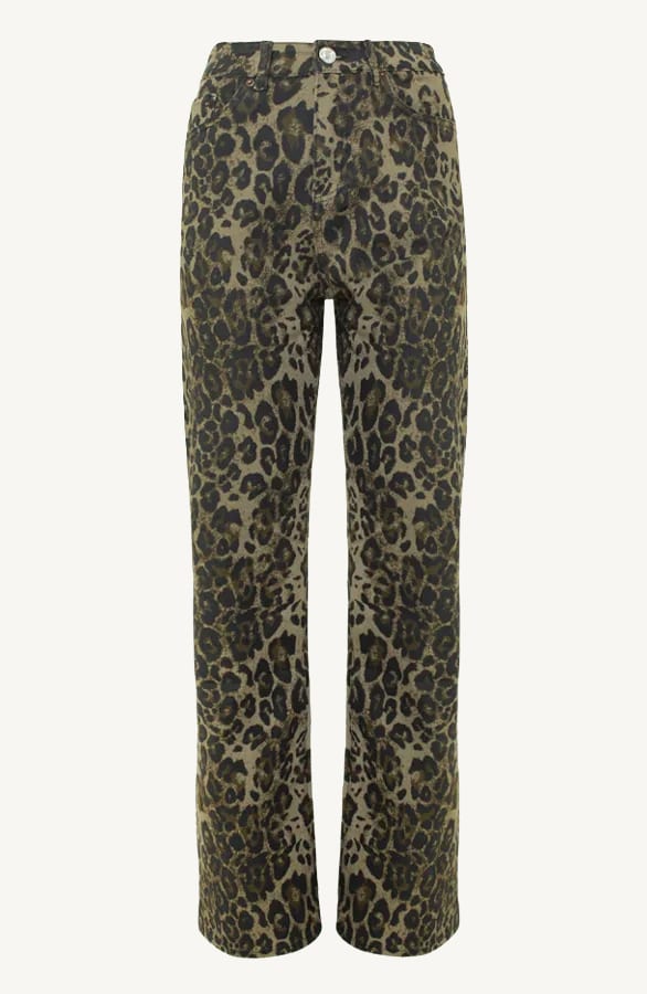 High Waist Wide Leg Jeans Leopard, Shoparchiv, Foto 4
