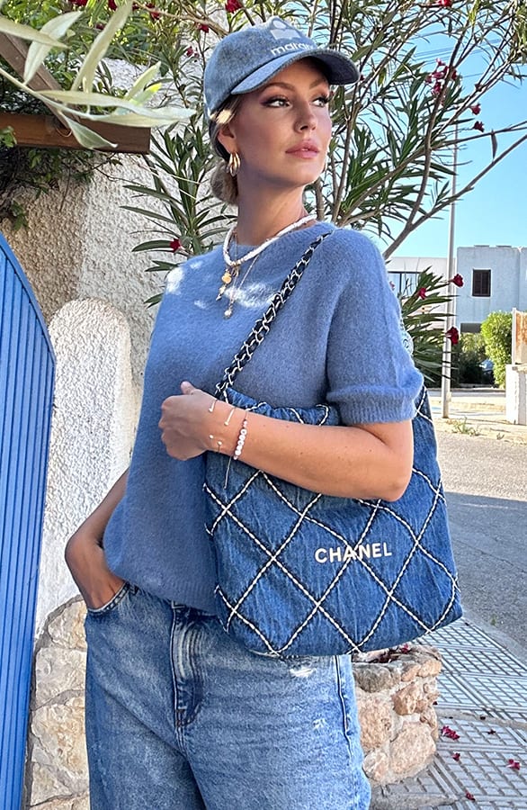 Oversized Soft Pullover Kurzarm Jeansblau, Tops, Foto 7