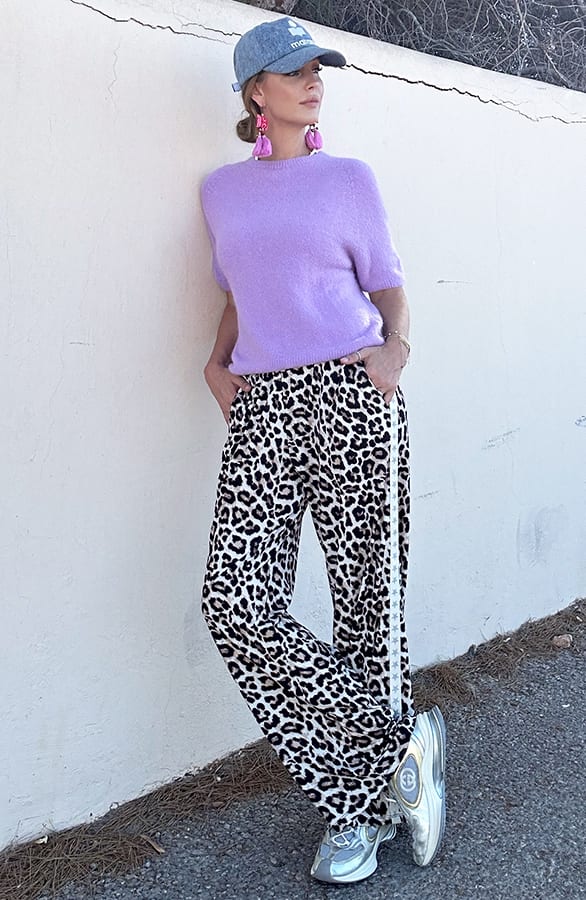 Yves Bies Straight Leg Pantalon Leopard – shoparchief, foto 14