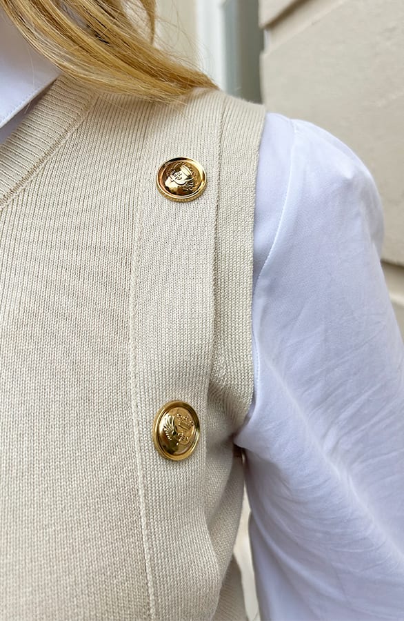 Exclusive Button Spencer Beige – shoparchief, foto 5