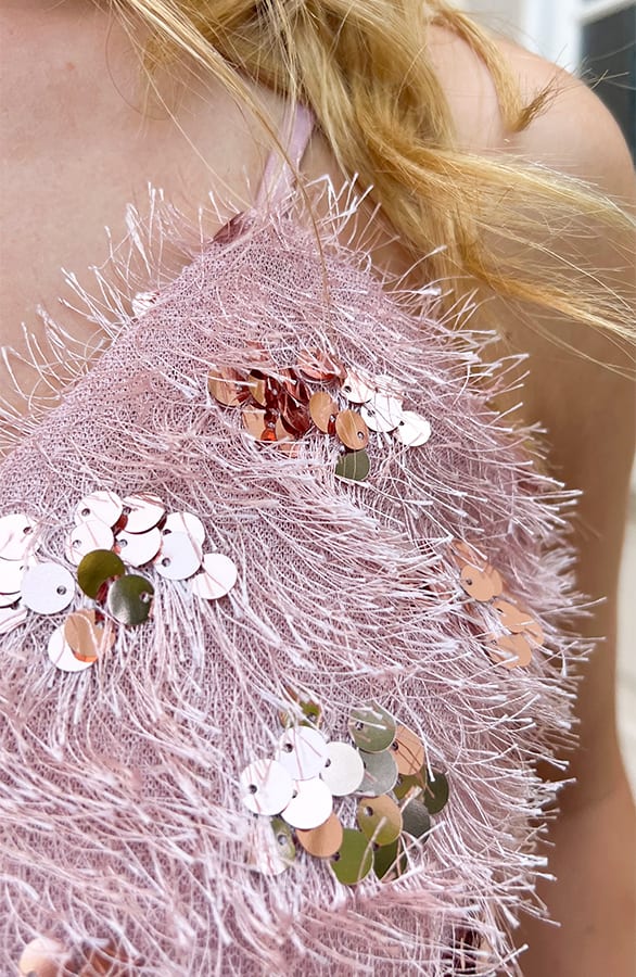 Feather Exclusive Dust Pink Top – shoparchief, foto 5