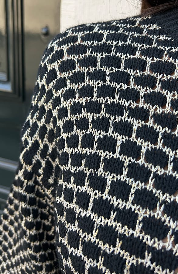 Gebreide Lurex Trui Zwart – shoparchief, foto 6