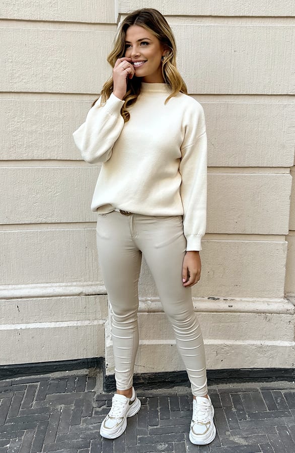 Luxury Soft Pullover Wide Sleeve Ecru, Foto 12