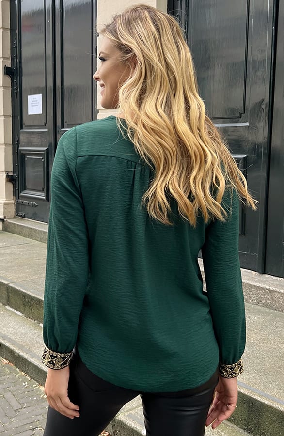 Marant Blouse Limited Smaragd – shoparchief, foto 4