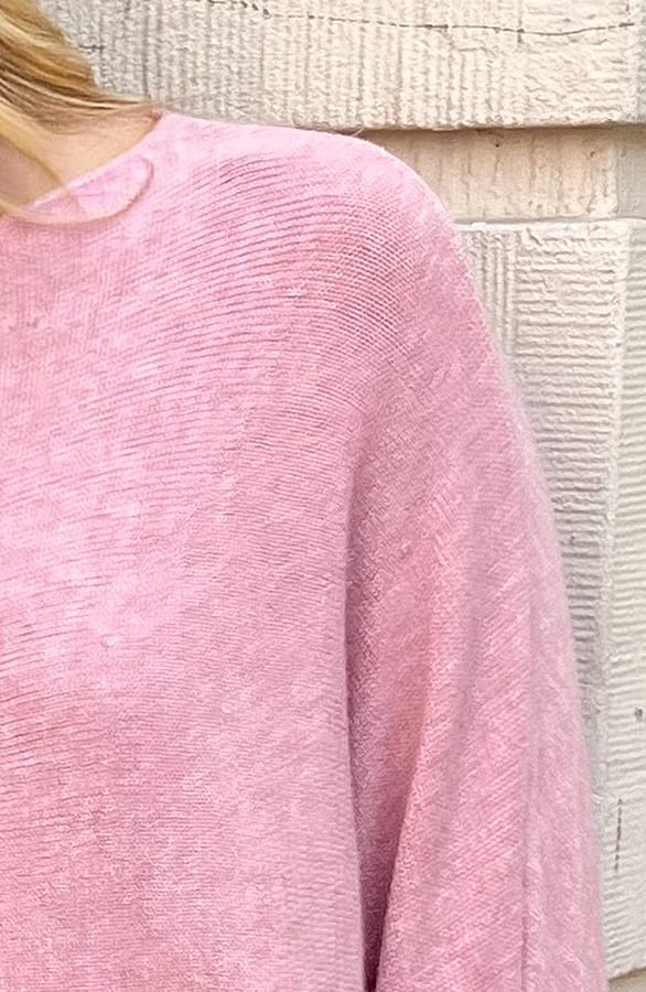 Oversized Soft Trui Oud Roze – shoparchief, foto 4