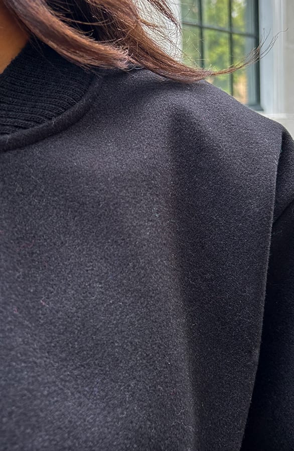 Soft Bomberjacket Zwart – jassen, foto 7