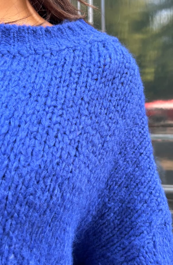 Soft Oversized Trui Kobalt – shoparchief, foto 7