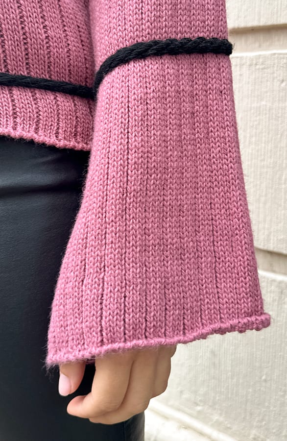 Twist Detail Sweater Dust Roze – shoparchief, foto 6