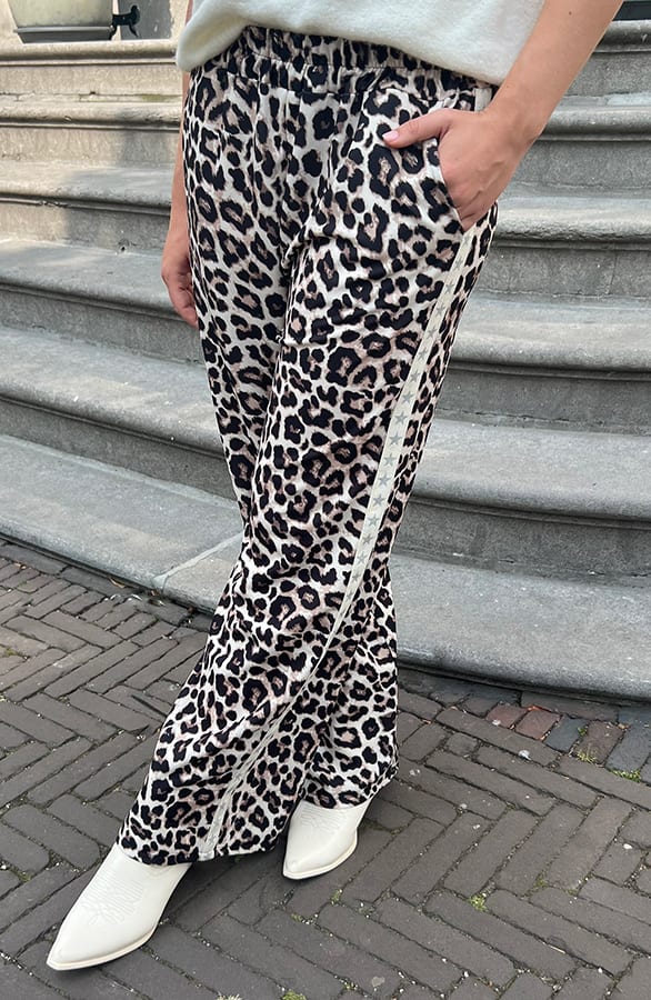 Yves Bies Straight Leg Pantalon Leopard 2.0 – shoparchief, foto 8